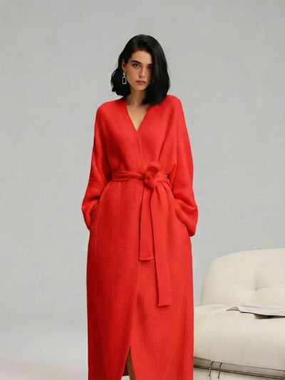 Roman Avell Plush Double-Sided Fleece Robe
