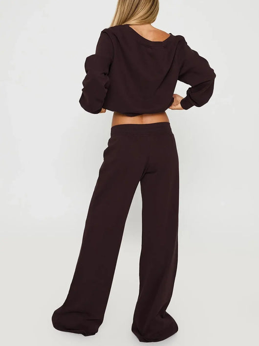 Roman Avell Off-Shoulder Lounge Set