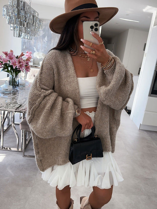 Roman Avell Oversized Cardigan Sweater