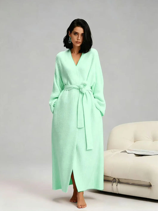 Roman Avell Plush Double-Sided Fleece Robe