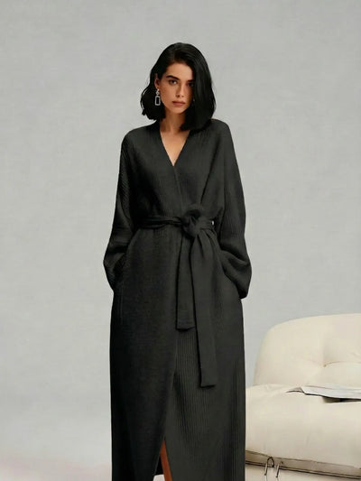Roman Avell Plush Double-Sided Fleece Robe