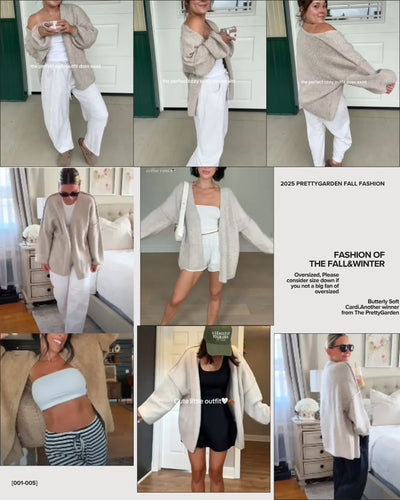 Roman Avell Oversized Cardigan Sweater