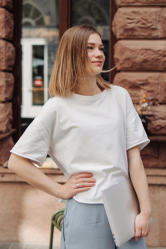 Premium Cotton Oversized Tee