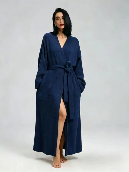 Roman Avell Plush Double-Sided Fleece Robe