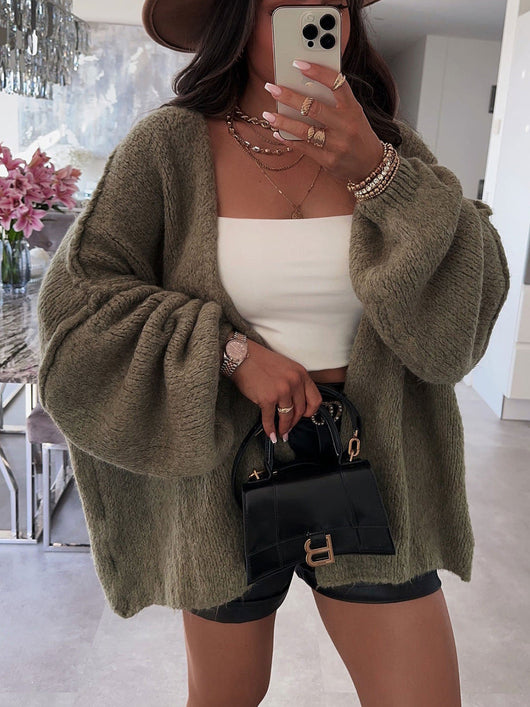 Roman Avell Oversized Cardigan Sweater